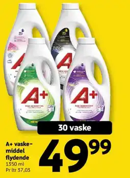 Løvbjerg A+ vaske- middel flydende tilbud