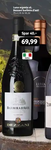 Løvbjerg Luna argenta el. Bezzani barbera d'asti tilbud