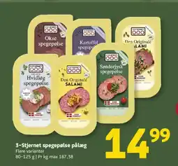 Løvbjerg 3-Stjernet spegepølse pålæg tilbud