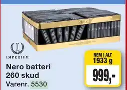 Harald Nyborg Nero batteri 260 skud tilbud