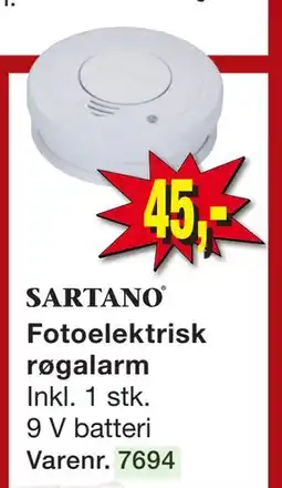 Harald Nyborg Fotoelektrisk røgalarm tilbud