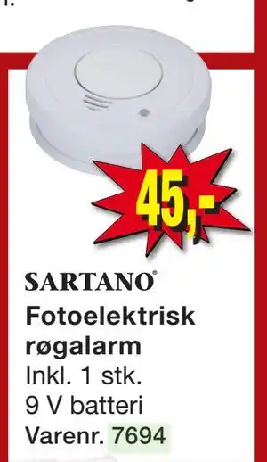 Harald Nyborg Fotoelektrisk røgalarm tilbud