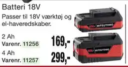 Harald Nyborg Batteri 18V tilbud