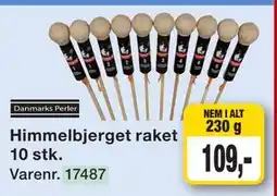 Harald Nyborg Himmelbjerget raket 10 stk tilbud