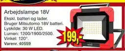 Harald Nyborg Arbejdslampe 18V tilbud