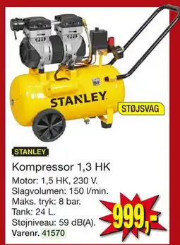 Harald Nyborg Kompressor 1,3 HK tilbud