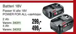 Harald Nyborg Batteri 18V tilbud