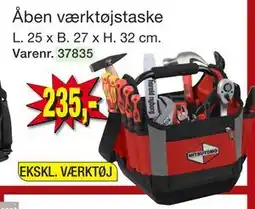 Harald Nyborg Åben værktøjstaske tilbud