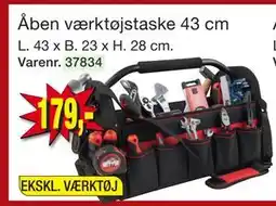 Harald Nyborg Åben værktøjstaske 43 cm tilbud
