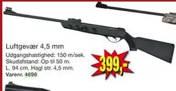 Harald Nyborg Luftgevær 4,5 mm tilbud