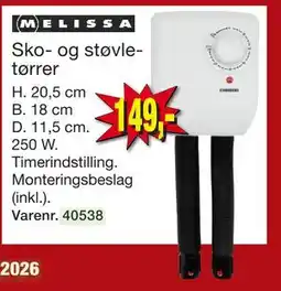 Harald Nyborg Sko- og støvletørrer tilbud