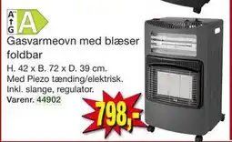 Harald Nyborg Gasvarmeovn med blæser foldbar tilbud