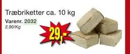 Harald Nyborg Træbriketter ca. 10 kg tilbud