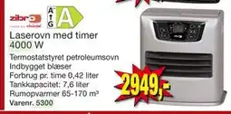 Harald Nyborg Laserovn med timer 4000 W tilbud