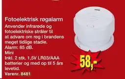 Harald Nyborg Fotoelektrisk røgalarm tilbud