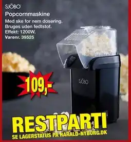 Harald Nyborg Popcornmaskine tilbud