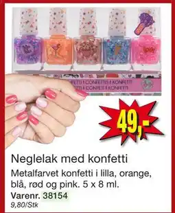 Harald Nyborg Neglelak med konfetti tilbud