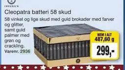 Harald Nyborg Cleopatra batteri 58 skud tilbud