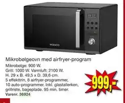Harald Nyborg Mikrobølgeovn med airfryer-program tilbud