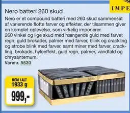 Harald Nyborg Nero batteri 260 skud tilbud