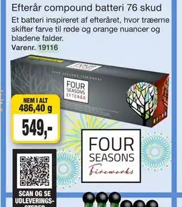 Harald Nyborg Efterår compound batteri 76 skud tilbud