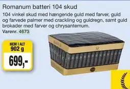 Harald Nyborg Romanum batteri 104 skud tilbud