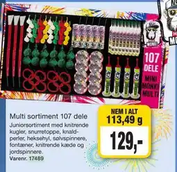 Harald Nyborg Multi sortiment 107 dele tilbud