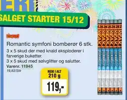 Harald Nyborg Romantic symfoni bomberør 6 stk tilbud