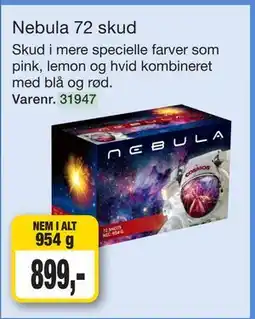 Harald Nyborg Nebula 72 skud tilbud