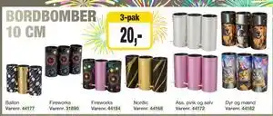 Harald Nyborg BORDBOMBER 10 CM tilbud