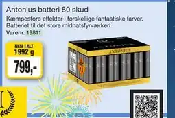 Harald Nyborg Antonius batteri 80 skud tilbud