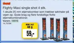 Harald Nyborg Flighty Maxi single shot 4 stk tilbud