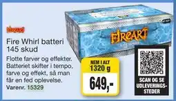 Harald Nyborg Fire Whirl batteri 145 skud tilbud