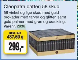 Harald Nyborg Cleopatra batteri 58 skud tilbud