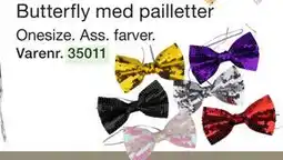 Harald Nyborg Butterfly med pailletter tilbud