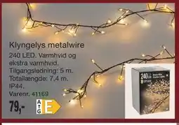 Harald Nyborg Klyngelys metalwire tilbud