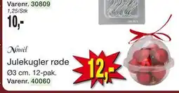Harald Nyborg Julekugler røde tilbud