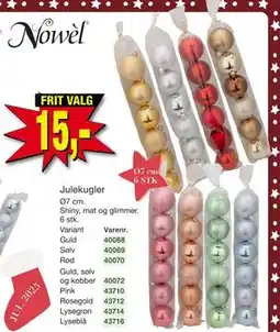 Harald Nyborg Julekugler tilbud