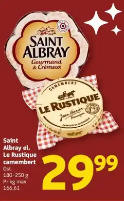 Løvbjerg Saint Albray el. Le Rustique camembert tilbud