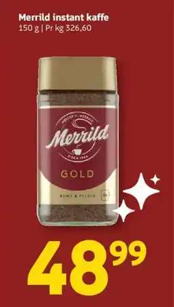 Løvbjerg Merrild instant kaffe tilbud