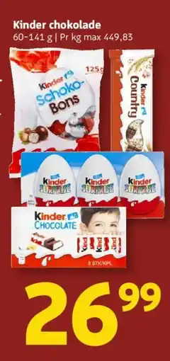 Løvbjerg Kinder chokolade tilbud