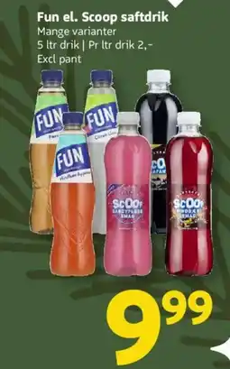 Løvbjerg Fun el. Scoop saftdrik tilbud