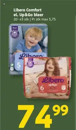 Løvbjerg Libero Comfort el. Up&Go bleer tilbud