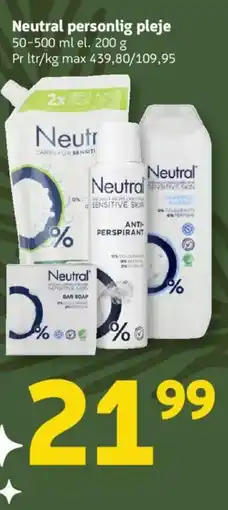 Løvbjerg Neutral personlig pleje tilbud