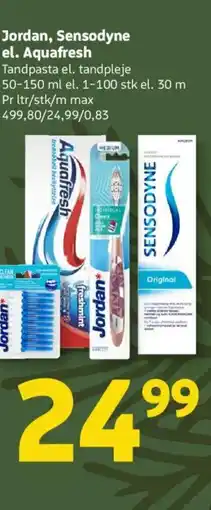 Løvbjerg Jordan, Sensodyne el. Aquafresh tilbud