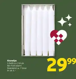 Løvbjerg Kronelys tilbud