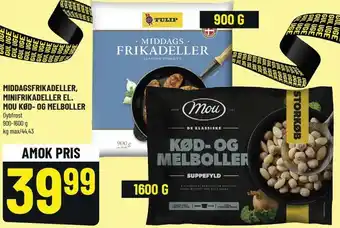 Løvbjerg Middagsfrikadeller, Minifrikadeller El. Mou Kød-Og Melboller 1600g tilbud