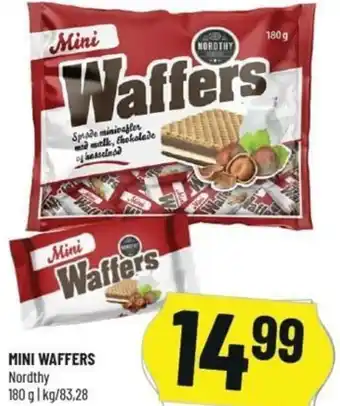 Løvbjerg Mini Waffers 180g tilbud