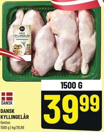 Løvbjerg Dansk Kyllingelår 1500 g tilbud