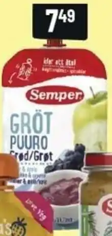 Løvbjerg Semper Gröt Puuro tilbud